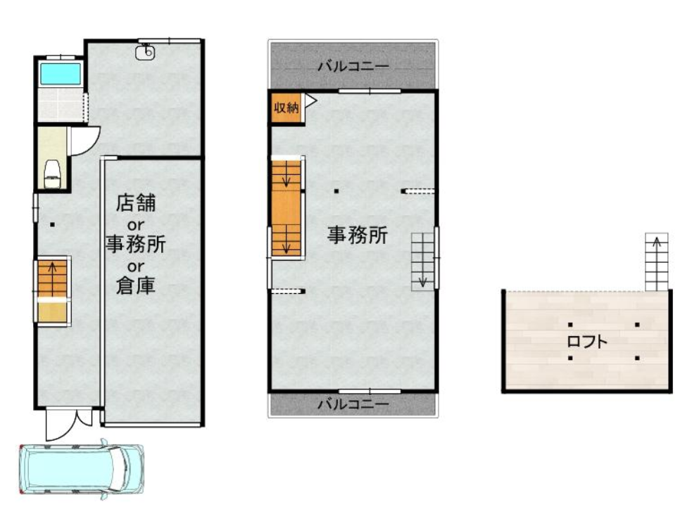 枚方市養父元町1-36 牧野貸倉庫の画像