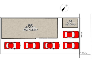岸和田市小松里町2465-3 ⼩松⾥町貸倉庫の画像