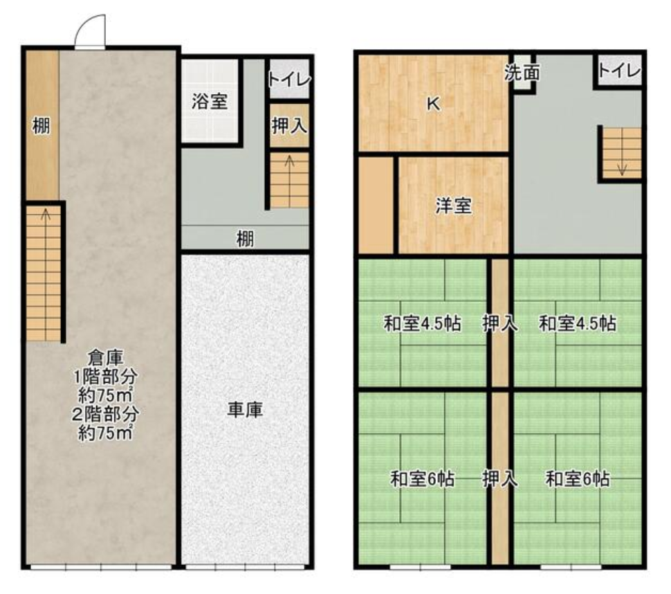大阪市東住吉区杭全3-5-14 杭全３貸事務所倉庫の画像